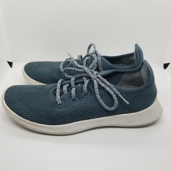 allbirds Tree Runners marine blue with white sole size 9 - Picture 4 of 10